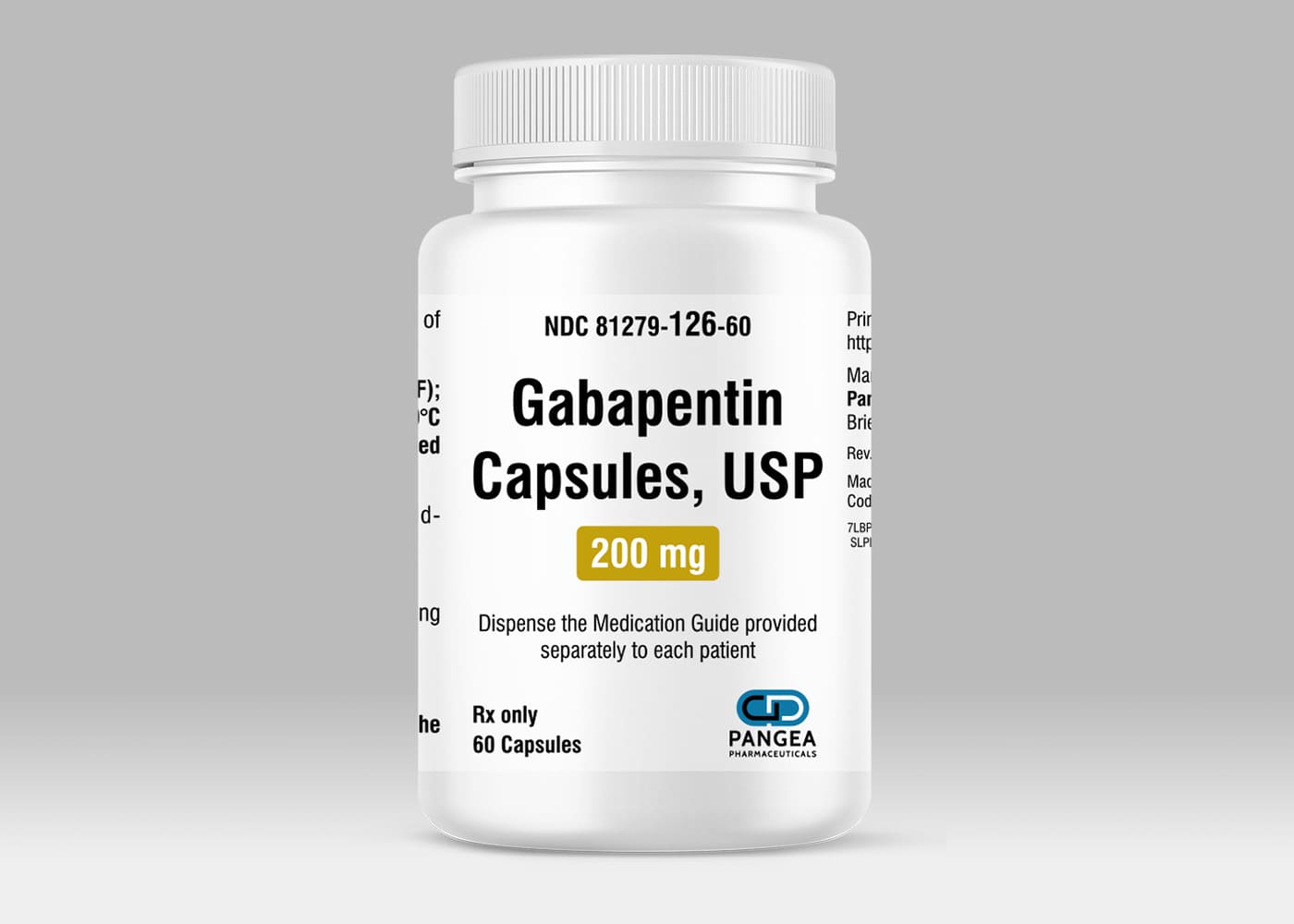Gabapentin 200 mg Capsules